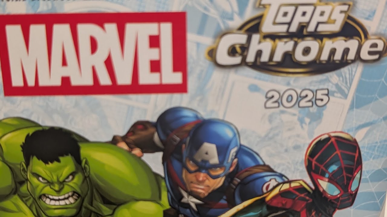 Topps chrome marvel 2025 blaster box!!!! And some Pokemon white flare 🫩