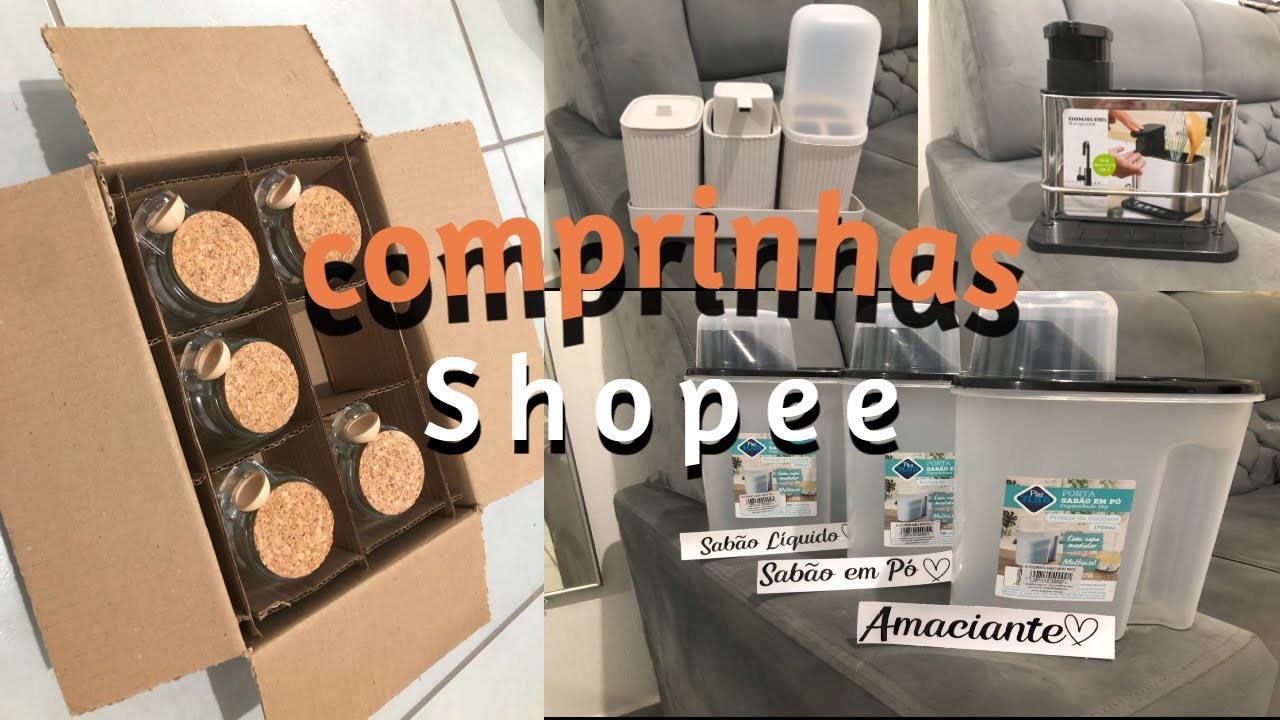 ABRINDO COMPRINHAS DA SHOPEE COM VOCÊS!!!