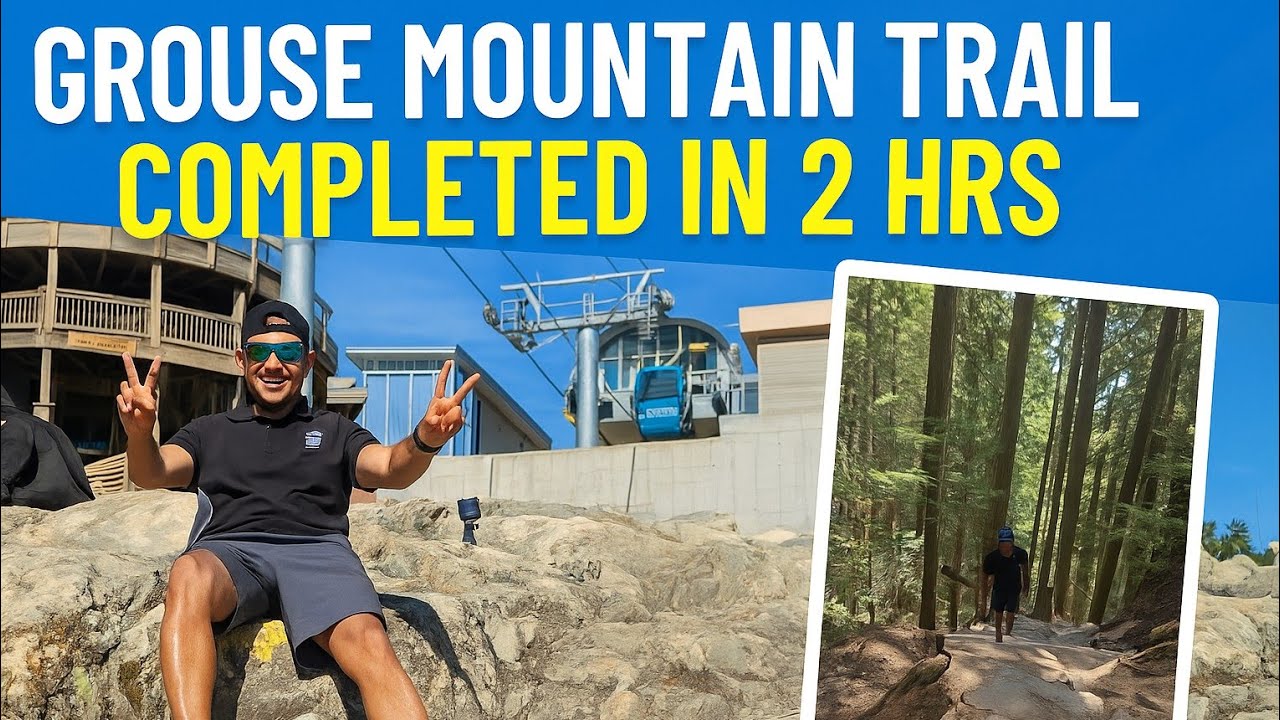 Things to to in Vancouver | Grouse mountain hiking #gg #grousemountain