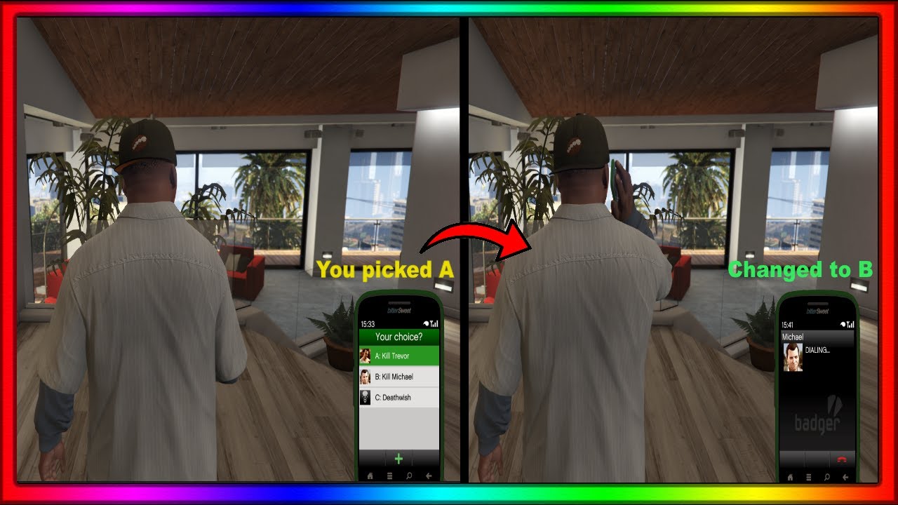 GTA 5: можно ли изменить концовку финальной миссии сразу после выбора варианта?