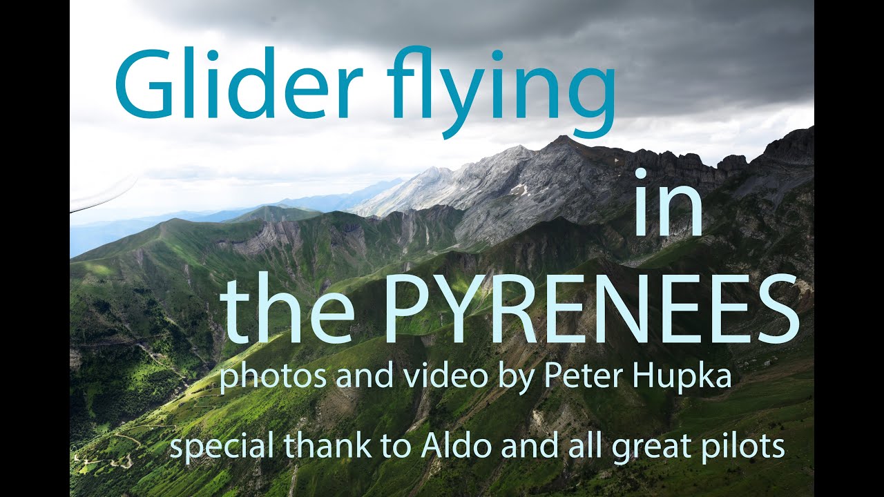 GREAT Glider flying in the PYRENEES (Santa Cilia, LECI, Spain) #gliding #pyrenees #soaring