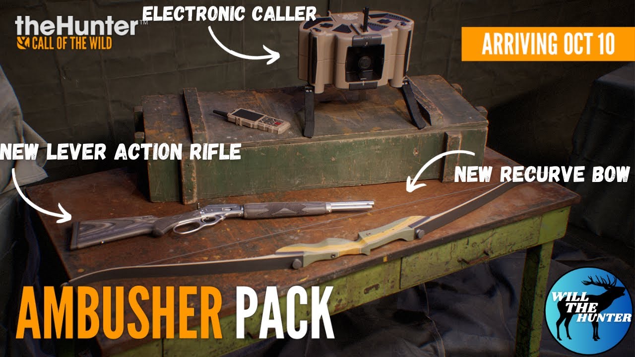 Taking A Look At The New Ambusher DLC, Lever Action Rifle & Recurve Bow! TheHunter Cotw