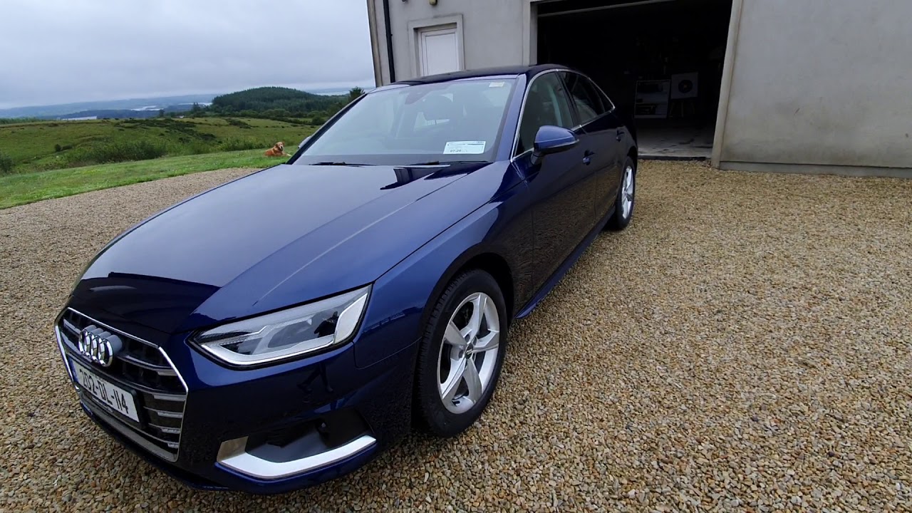New Audi A4 2020 in Navara Blue