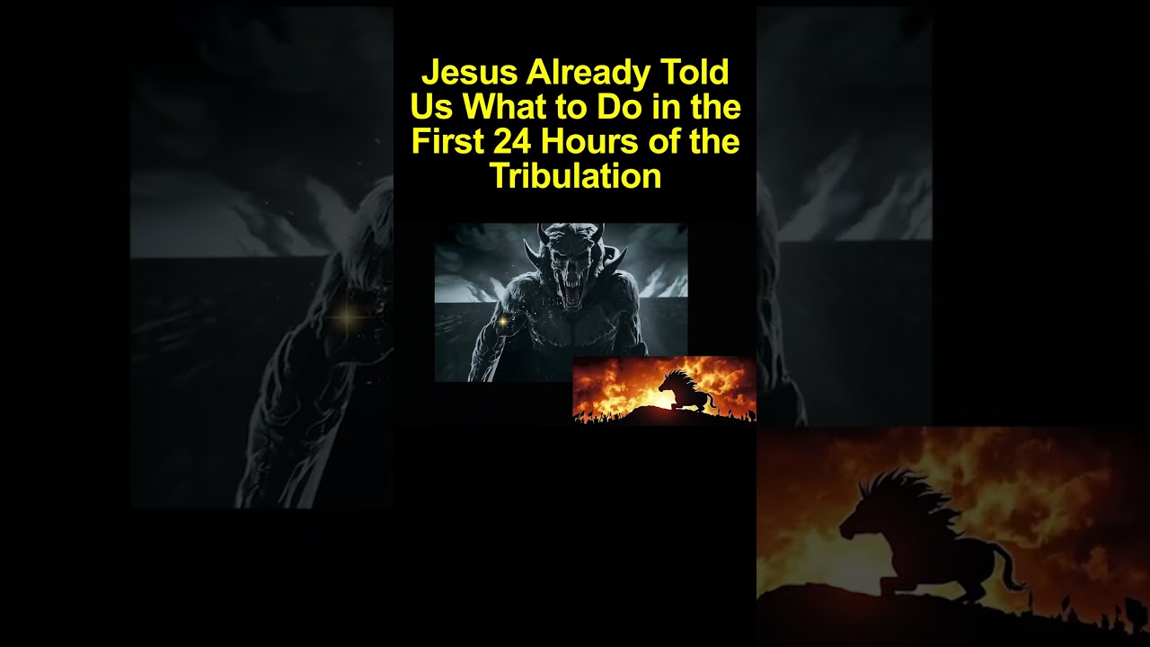 Jesus Already Told Us What to Do in the First 24 Hours of the Tribulation