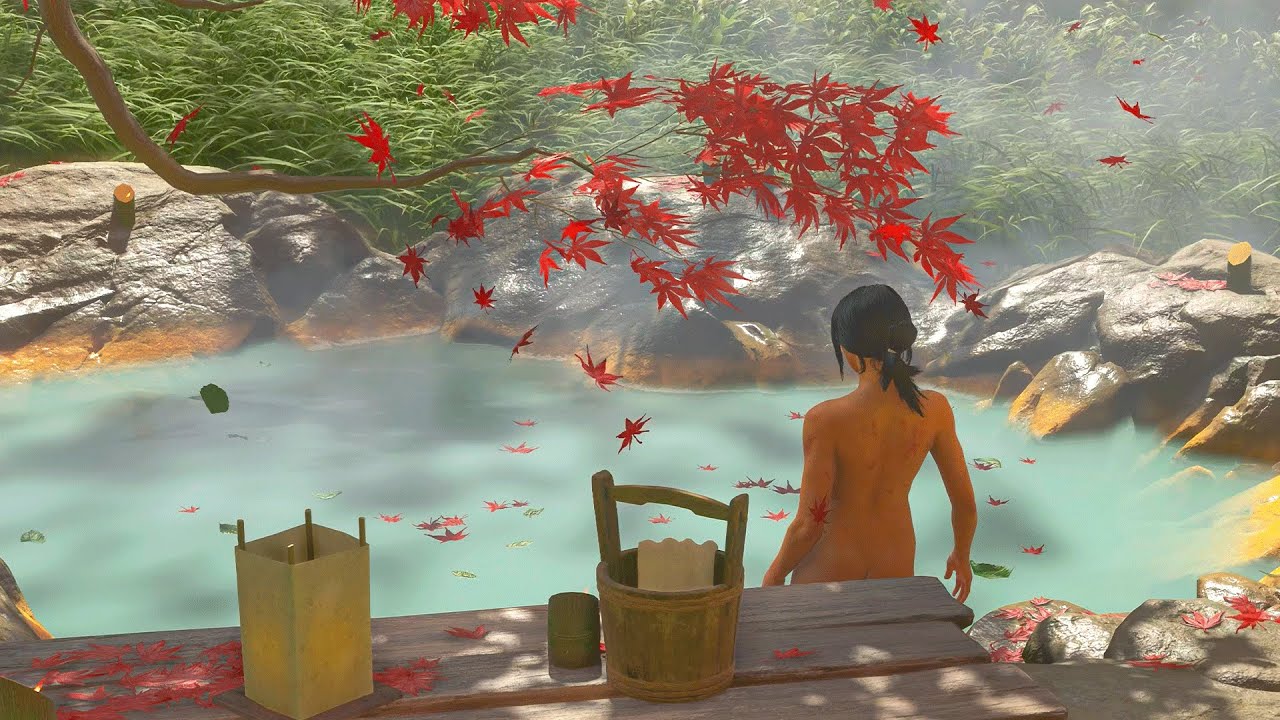Ghost of Yotei - Hot Springs Meditation (4K HDR 60FPS)