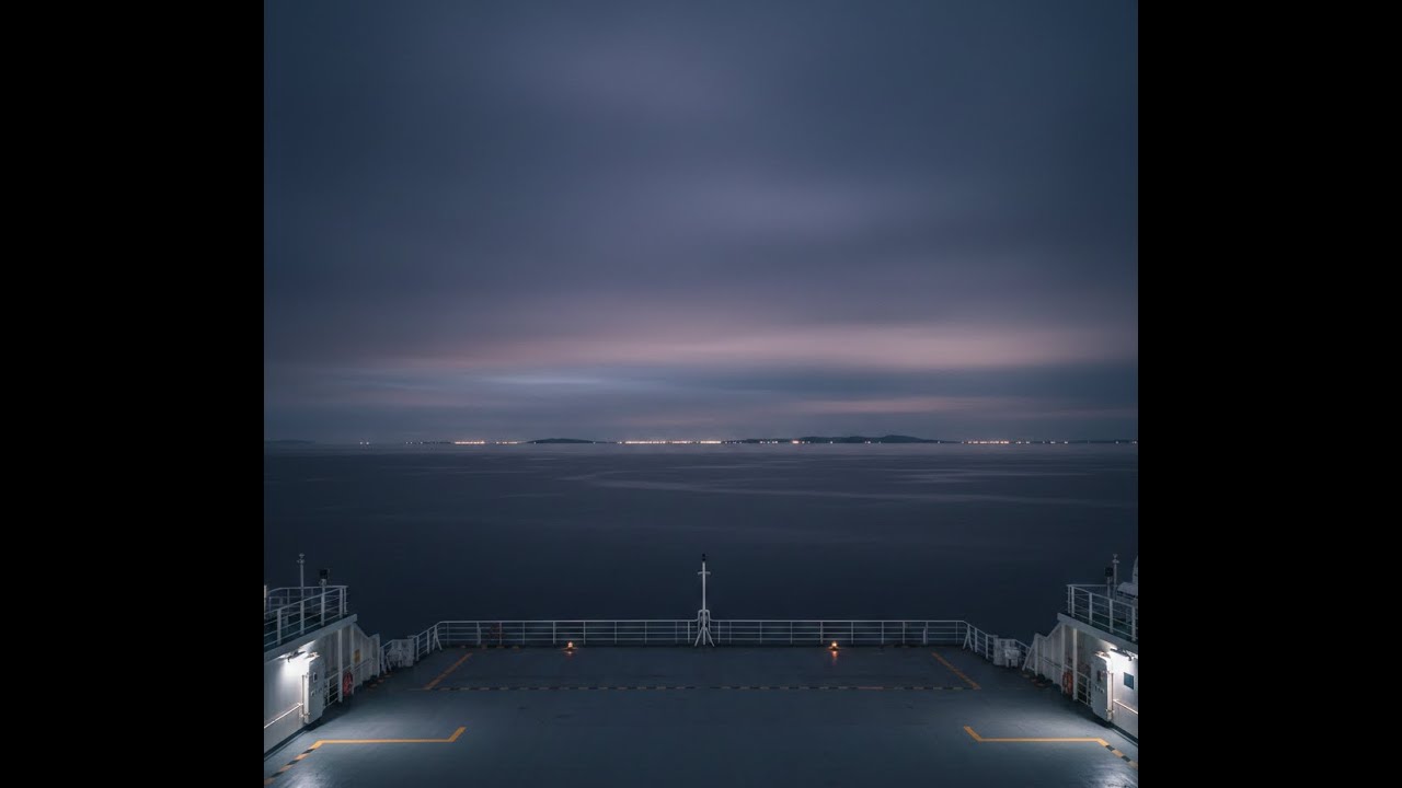 You Don’t Have to Talk. Just Stay Here. | Empty Ferry Deck at Night (3 Hours)