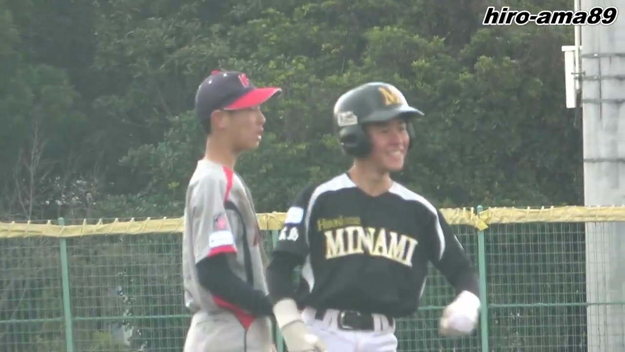 《中学硬式》【ダイジェスト】　広島安佐ボーイズ 対 広島南ボーイズ  《第５回・広島県支部長大会》
