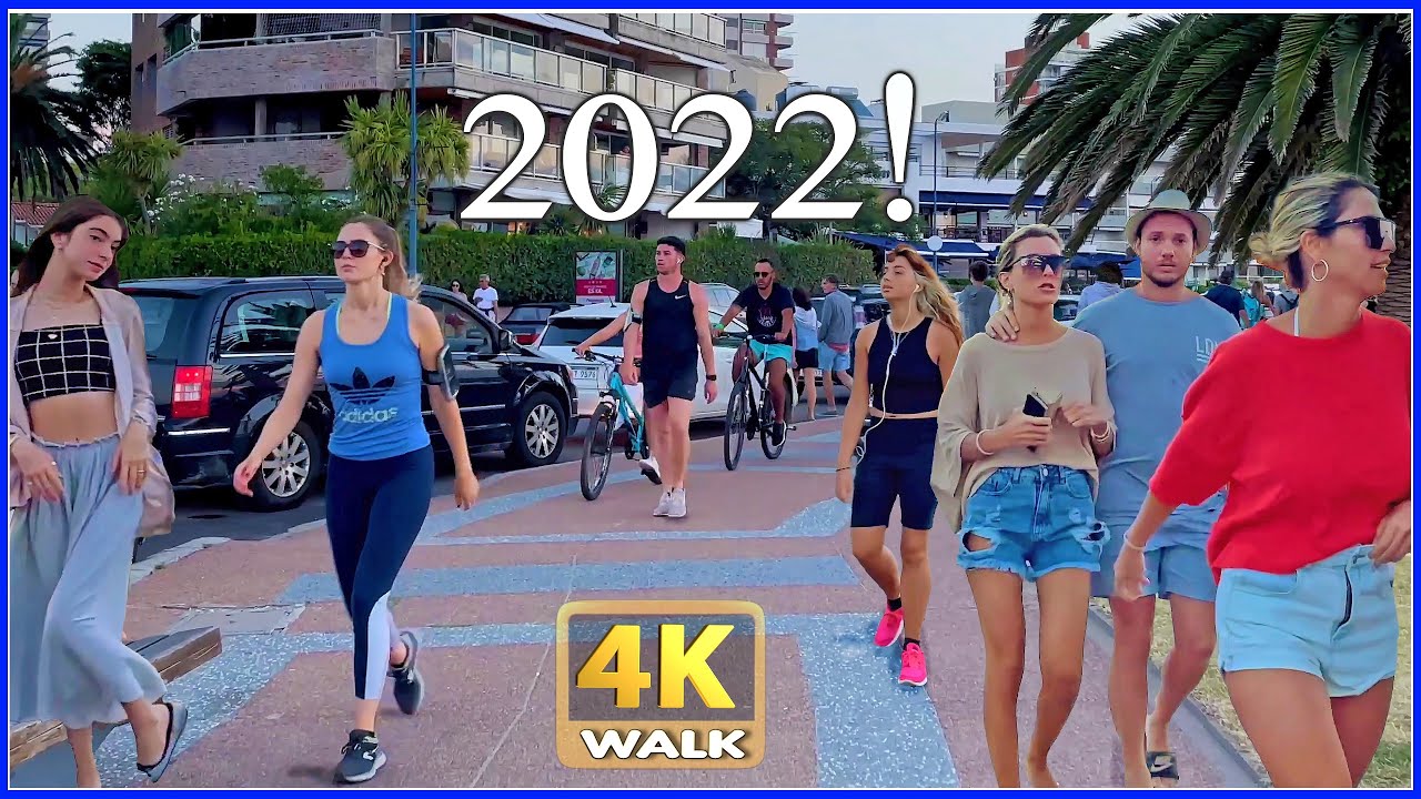 【4K】WALK by Port PUNTA del ESTE Uruguay Travel vlog 4k video