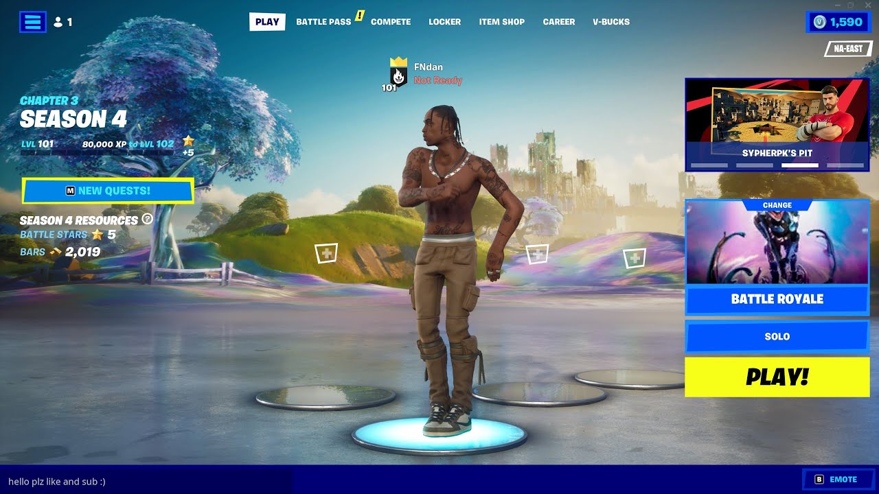 Fortnite lobby dance for tiktok! @fndan.tok  FNdan