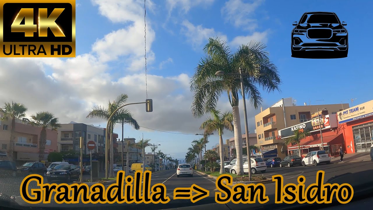 TENERIFE | From Granadilla to San Isidro 🚘 27ºC | August 2021 😍 | Driving Tour [4K]