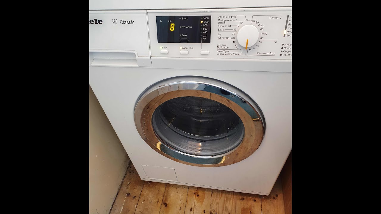 Miele WDA110 washing machine door seal replacement