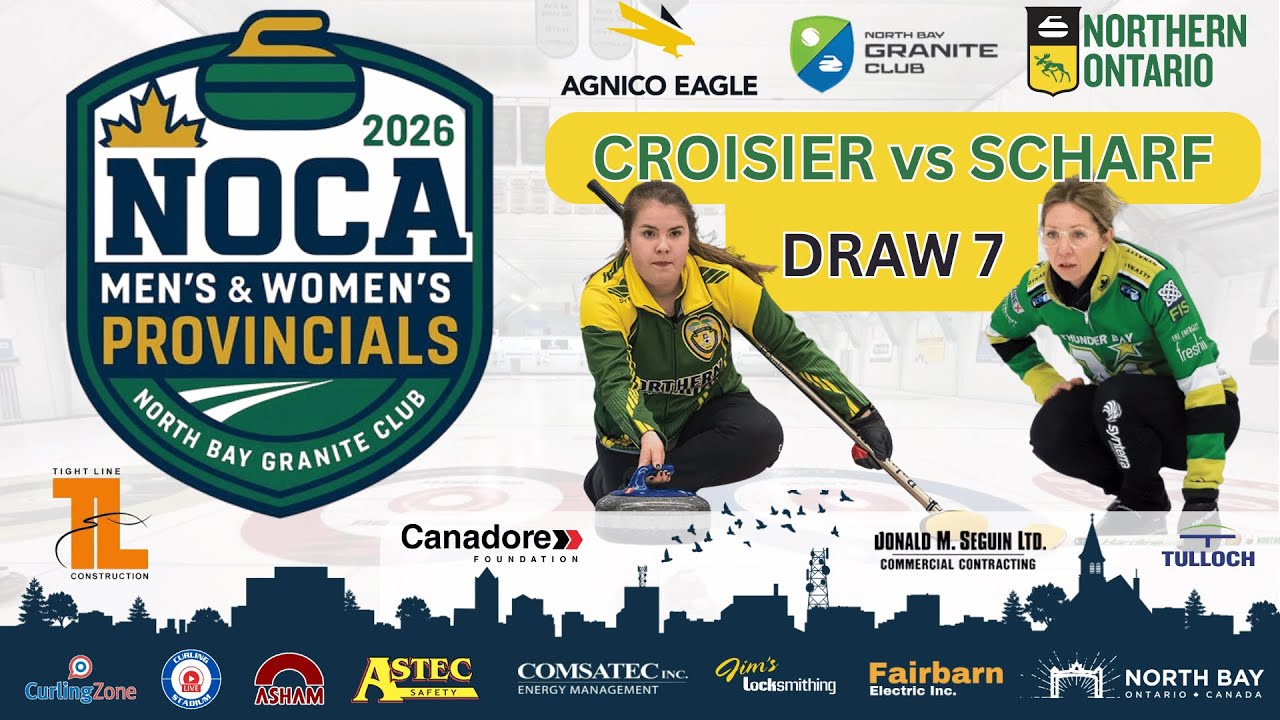 FEATURE: Krista Scharf vs Bella Croisier - Draw 3 - Northern Ontario Women's Curling Provincials [B]