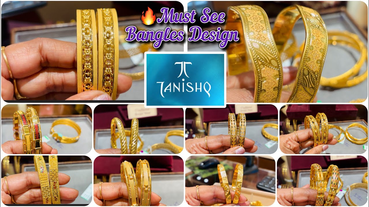 Tanishq Gold Bangles Collection 2026 | Stunning New Designs | Tanishq Gold Bangles Designs | Tanishq