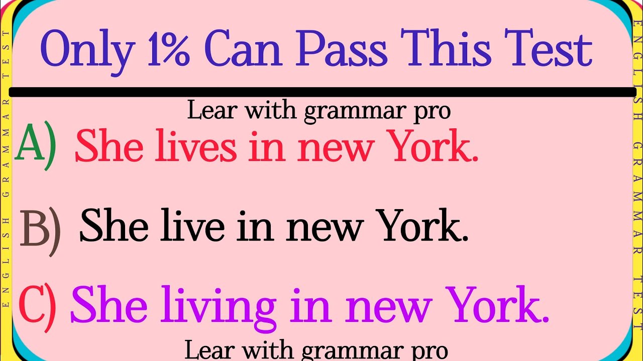 Mixed English Grammar Test ✨ Only 1% Can Pass This Test 
