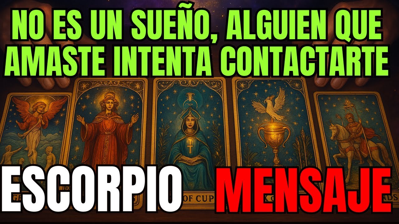 ♏ ESCORPIO‼️😱 MENSAJE DEL MÁS ALLÁ PARA TI 👻 - UN SER QUERIDO HABLA 💫 - PREPÁRATE PARA LLORAR 😢
