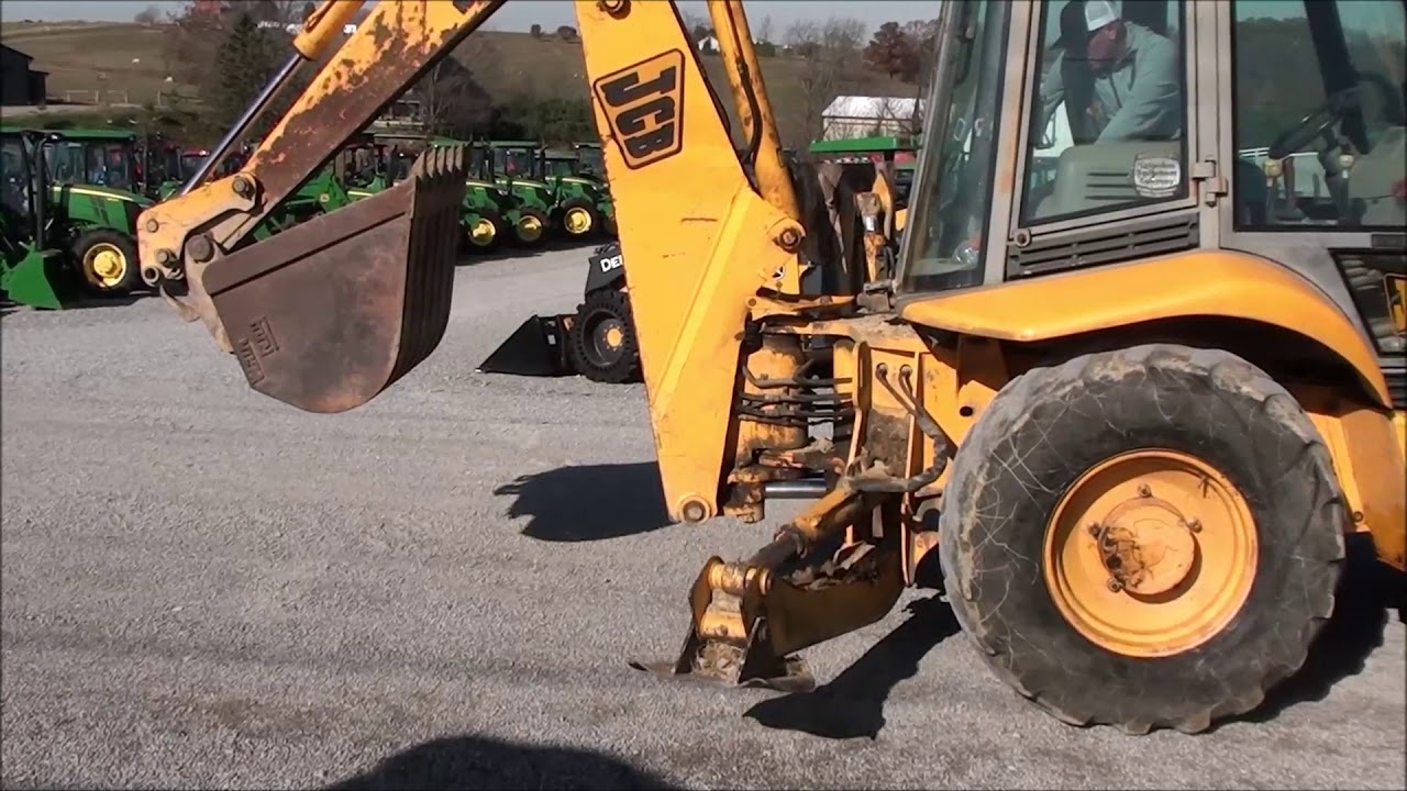 JCB 214 Series 2 Backhoe For Sale, Average Condition