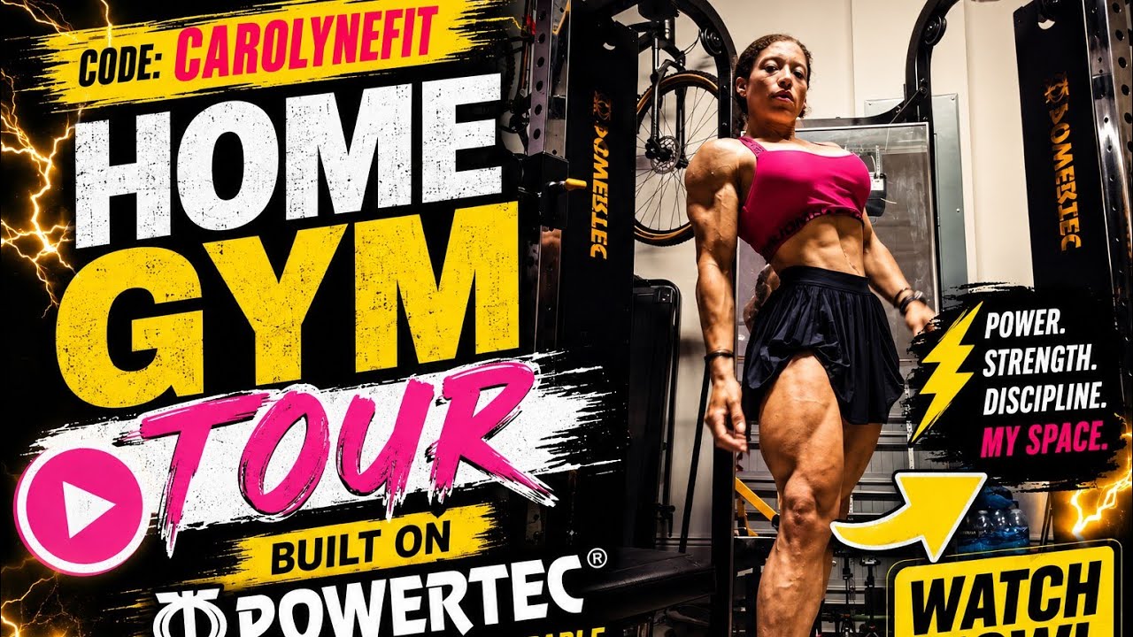Обзор домашнего спортзала от @Powertec, код CAROLYNEFIT