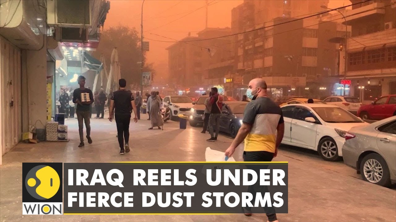 Iraqis wake up to a thick blanket of dust, 7 dust storms hit Iraq in 1 month | WION Climate Tracker