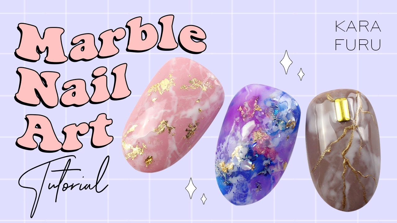 CARA GAMPANG BIKIN MARBLE NAIL ART | EASY MARBLE NAIL ART IDEAS