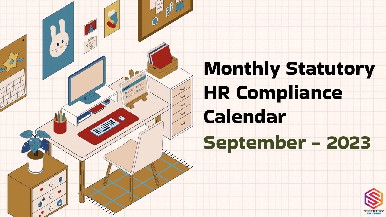 Important HR Monthly Statutory Compliance Sep 2023 | 
