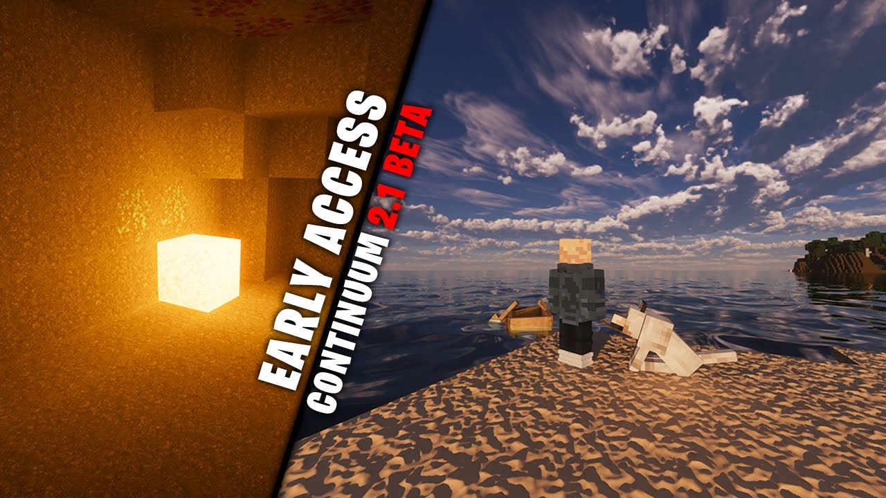 EARLY ACCESS Continuum 2.1 BETA Build 30 + Continuum RT | IS THIS THE BEST MINECRAFT SHADER!?!