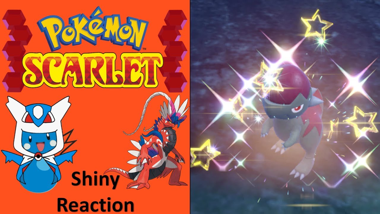 Pokemon Scarlet:  Shiny Cranidos Reaction