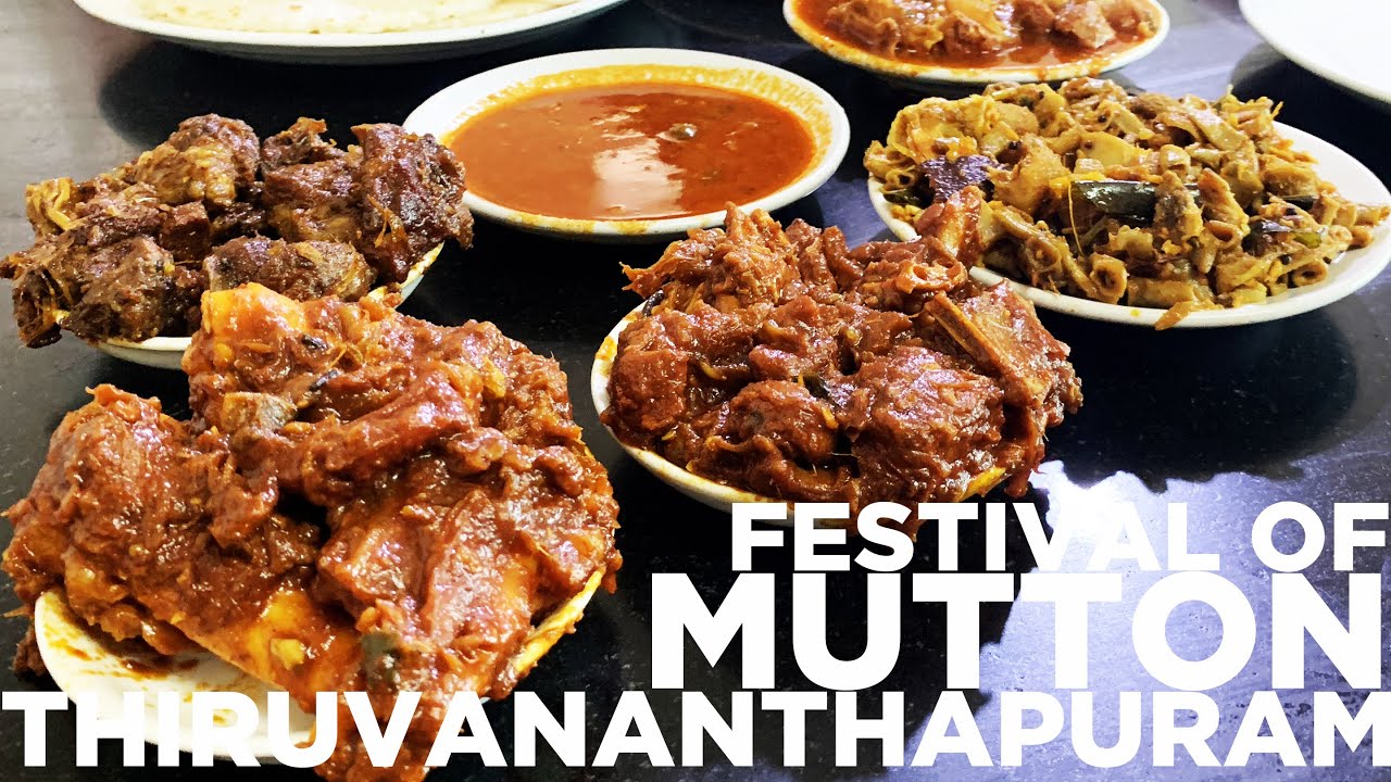 Mutton at Rajila Hotel, Near Thiruvananthapuram Airport