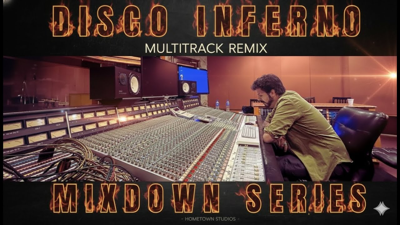 🔥 Mixing DISCO INFERNO (The Trammps) | SSL 4000E Multitrack Process #22