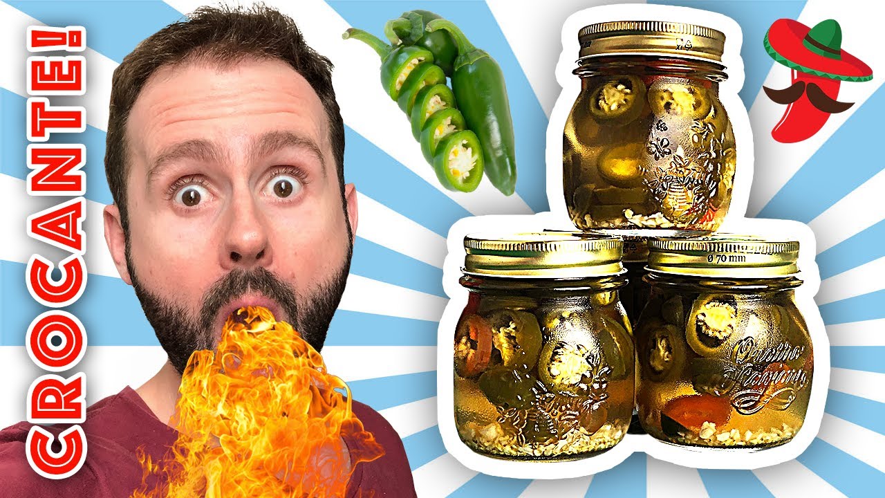 Pimenta em Conserva de Jalapeños CROCANTES! (Pronta em 10 Minutos)