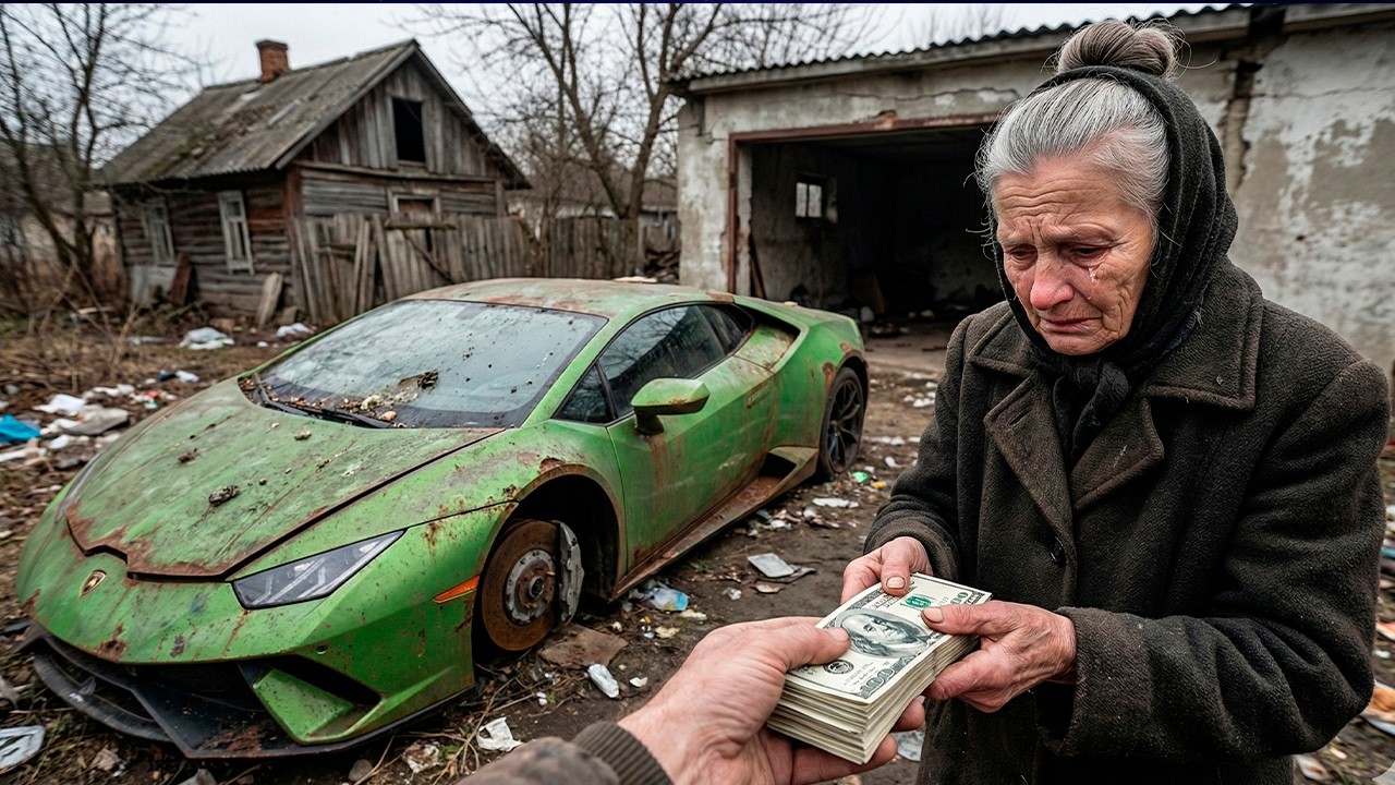 I Bought This LAMBORGHINI for $800 from a GRANDMA… ASMR Restoration in 3 DAYS 😱