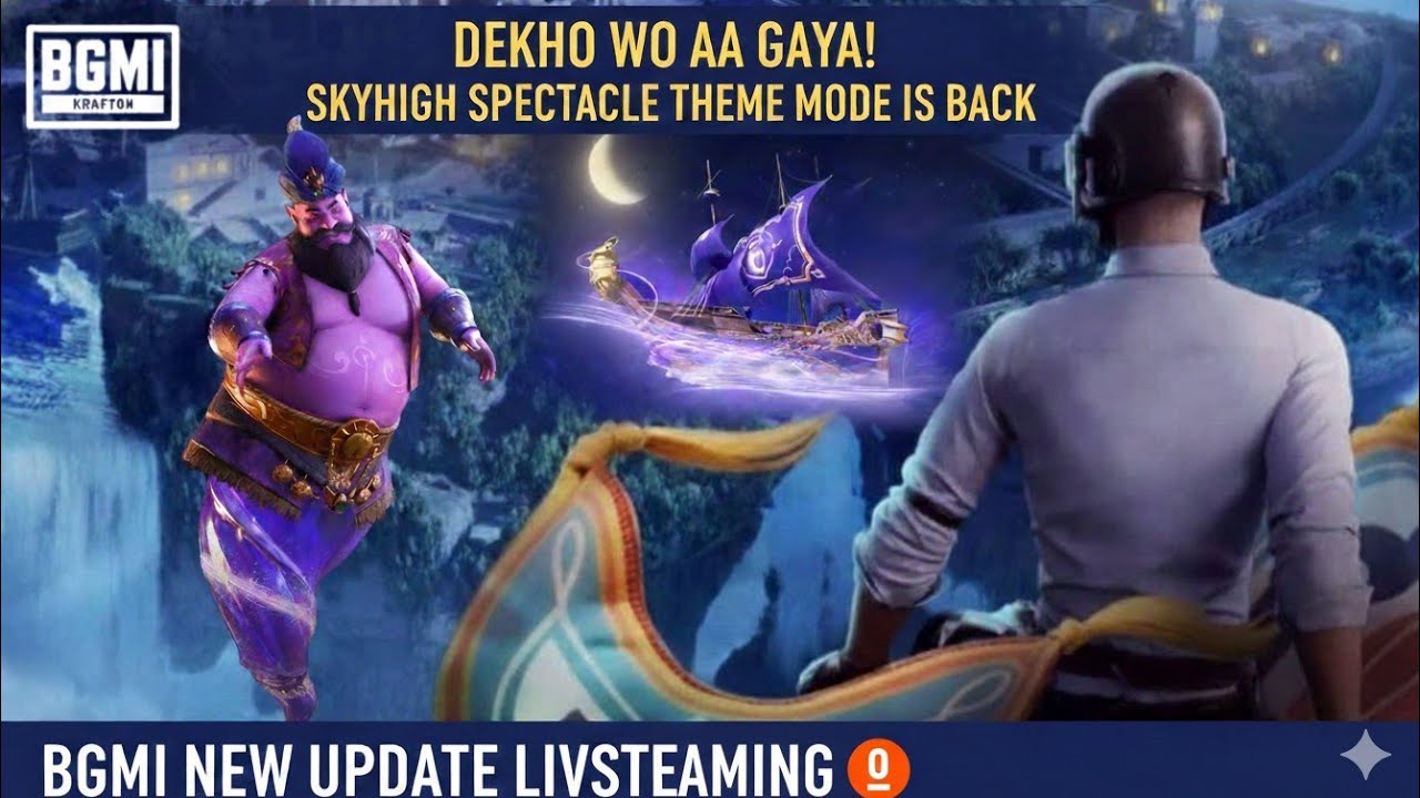 DEKHO WO AAGYA..! 😱 l BGMI ALLADIN MODE IS BACK l BGMI livestreaming🛑 #bgmi #livestreaming