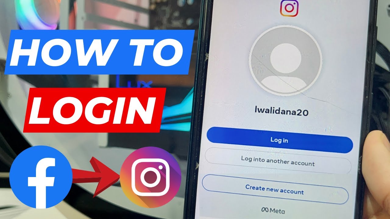 How To Login To Instagram Using Facebook