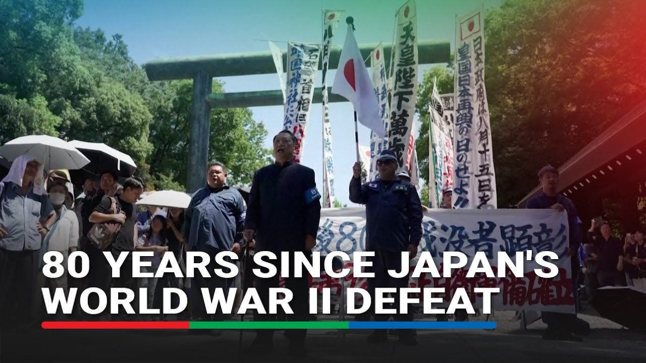 Thousands flock to Japan's war shrine to mark 80 years since World War II | ABS-CBN News