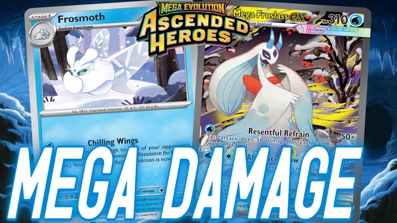 🧊❄Mega Froslass ex Makes the Perfect Late Game Attacker in this Frosmoth Deck | PTCGL