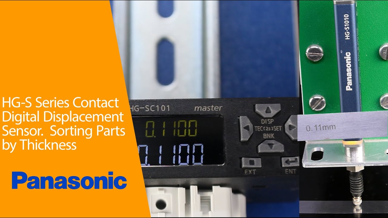 Panasonic Contact Digital Displacement Sensor Demonstration