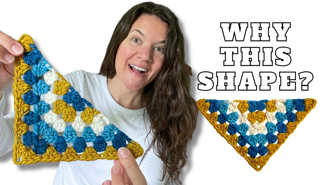 This Crochet Shape Changes Everything (Half Granny Square Tutorial)