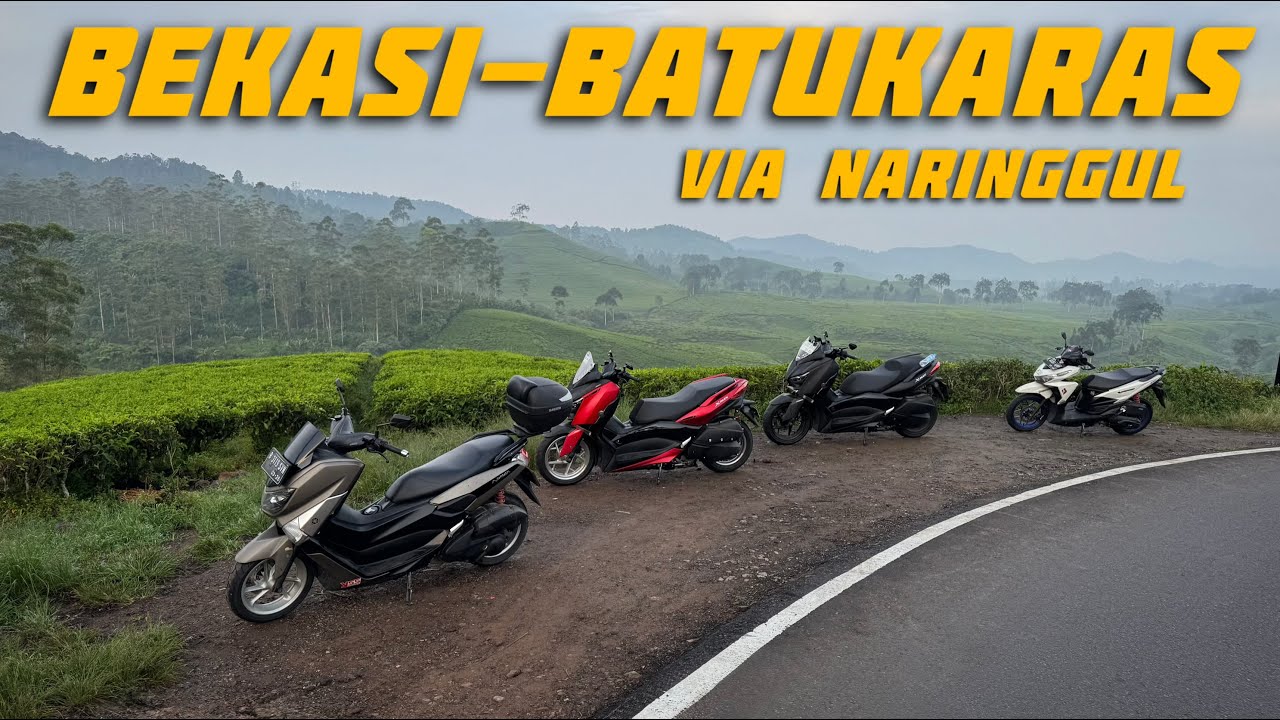 EPS 1 | TOURING BEKASI - BATU KARAS XMAX 250 | Via naringgul surga buat para pemotor, mantap..