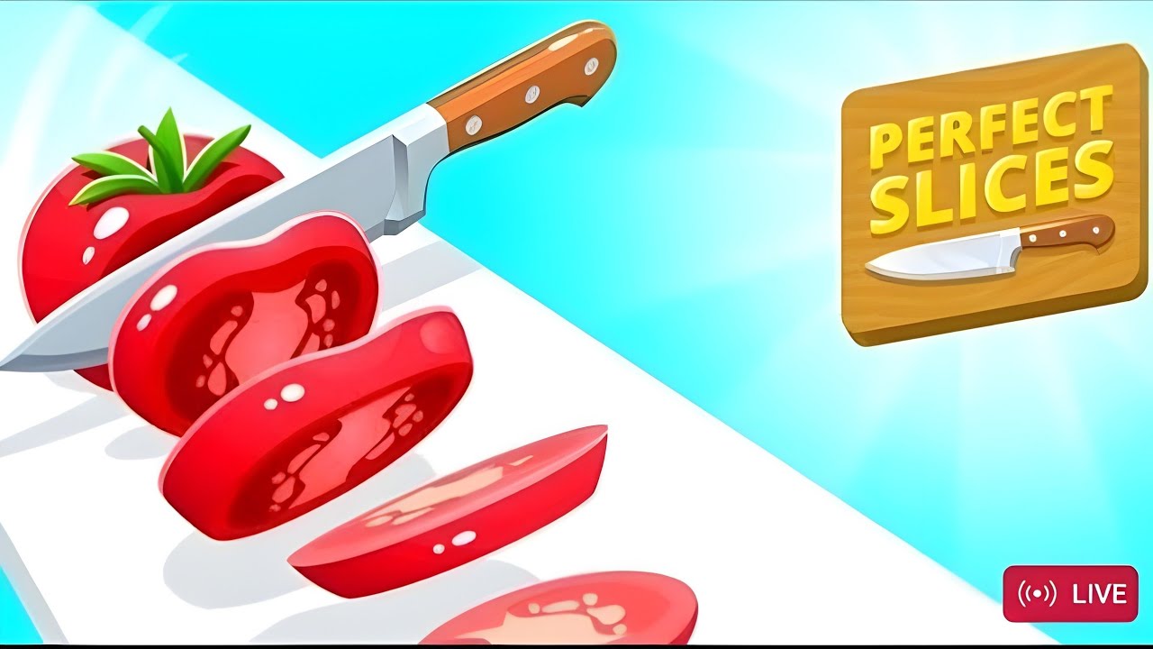 Perfect Slices Live Now 🍎🔪 Gameplay 