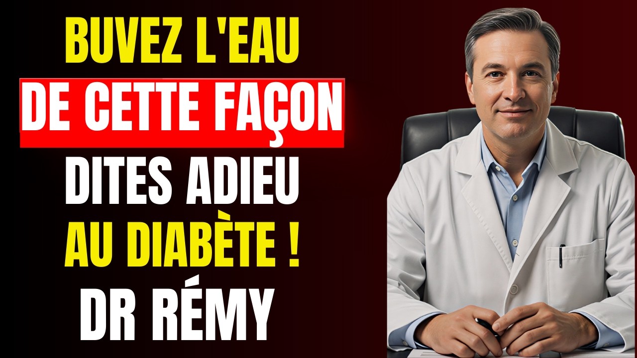 Docteur Explique : Comment Boire de l'Eau pour CONTRÔLER Glycémie et DIABÈTE après 60 Ans