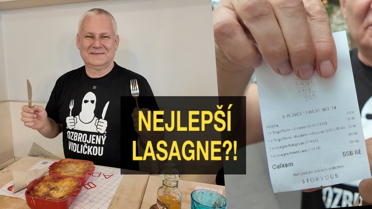 Nejlepší lasagne v Praze?! Jiří Kajínek testuje opravdovou Lasagnerii! 🍝🇮🇹