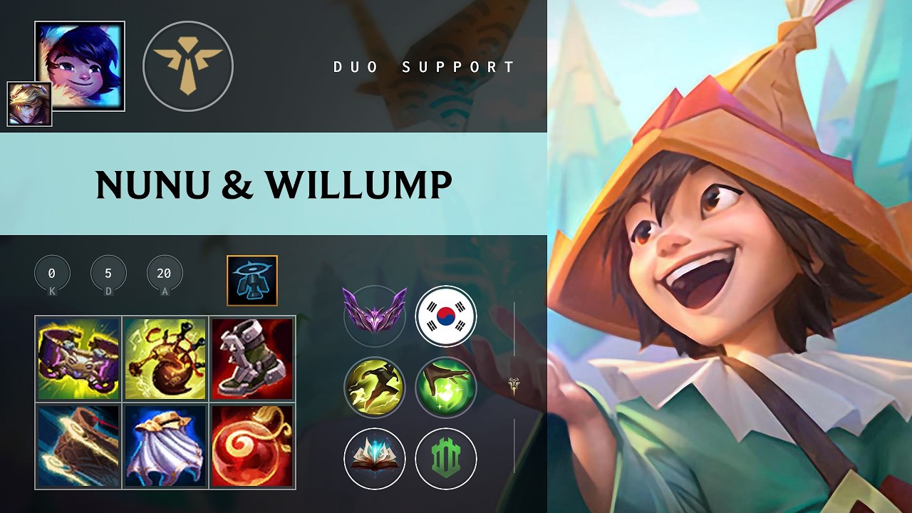 Nunu & Willump Support vs Karma - KR Master Patch 26.08