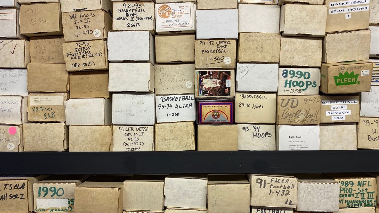 3 MILLION Sports Card Storage Locker Find - Sorting & Selling Progress Update