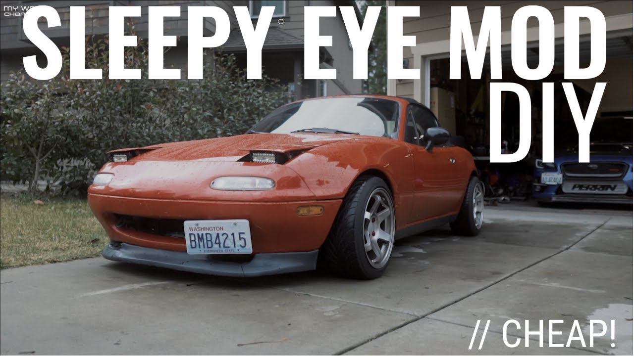 #MIATA ПОНЕДЕЛЬНИК: ДЕШЕВЫЙ САМОДЕЛЬНЫЙ МОД ФАРЫ ДЛЯ СПЯЩИХ ГЛАЗ