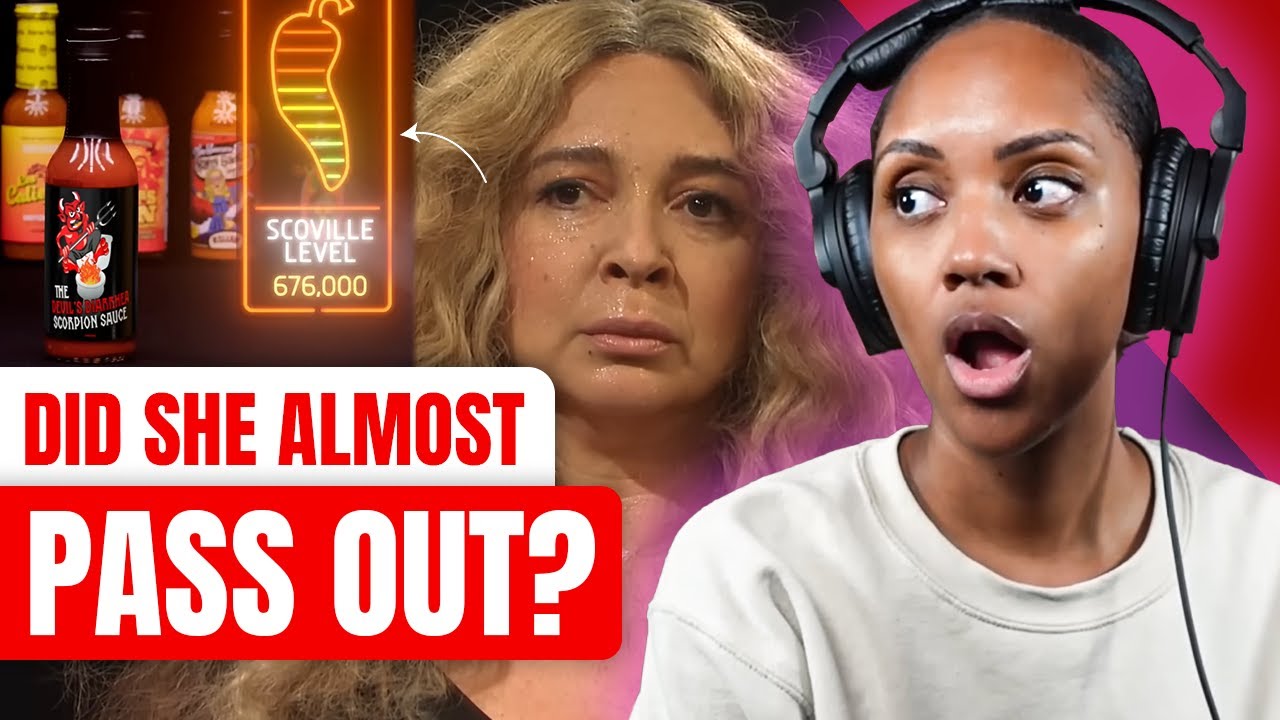 FIRST TIME REACTING TO | Hot Ones with Beyoncé 1 | SNL