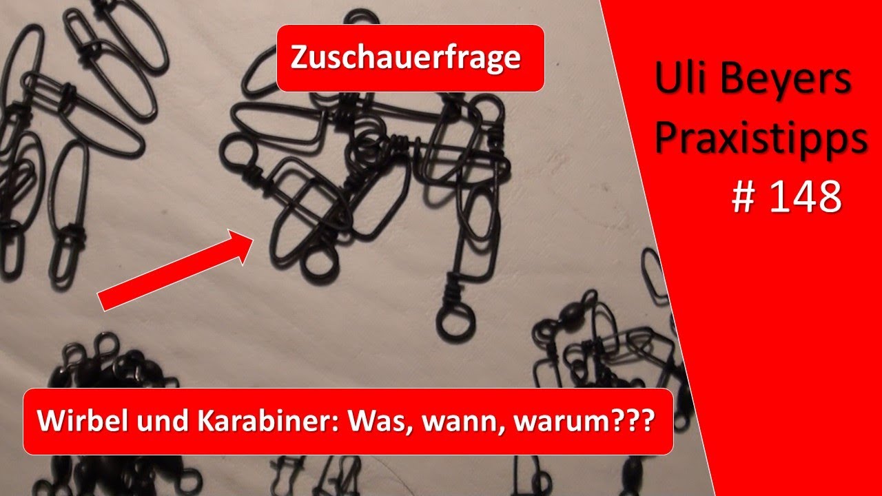 Die besten Wirbel und Karabiner zum Angeln