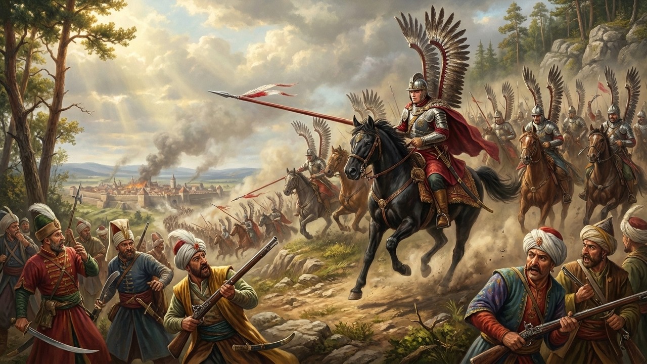 ポーランド翼騎兵の突撃戦術がオスマン帝国イェニチェリを1回の突撃で崩壊させた瞬間 | ウィーン包囲戦 (1683)