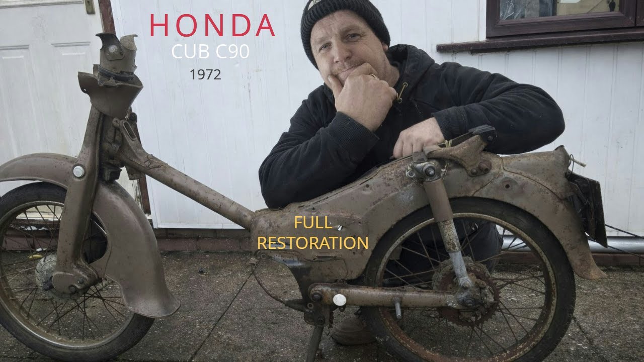 HONDA CUB C90 1972 EPISODE 3   (FULL RESTORATIONS)