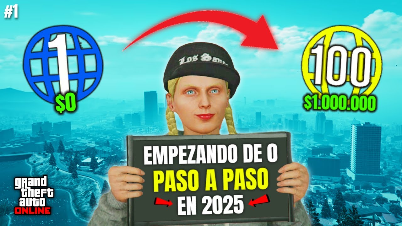 EMPEZANDO de CERO en GTA Online 2025 (Pobre & Nivel 1) | Guía Paso a Paso para Ser MILLONARIO #1