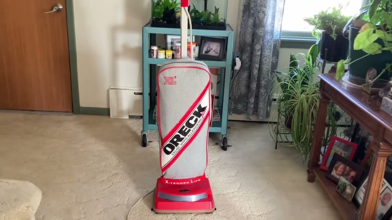 How To Change The Bag On An Oreck XL (works on most oreck vacuums with cc bags)