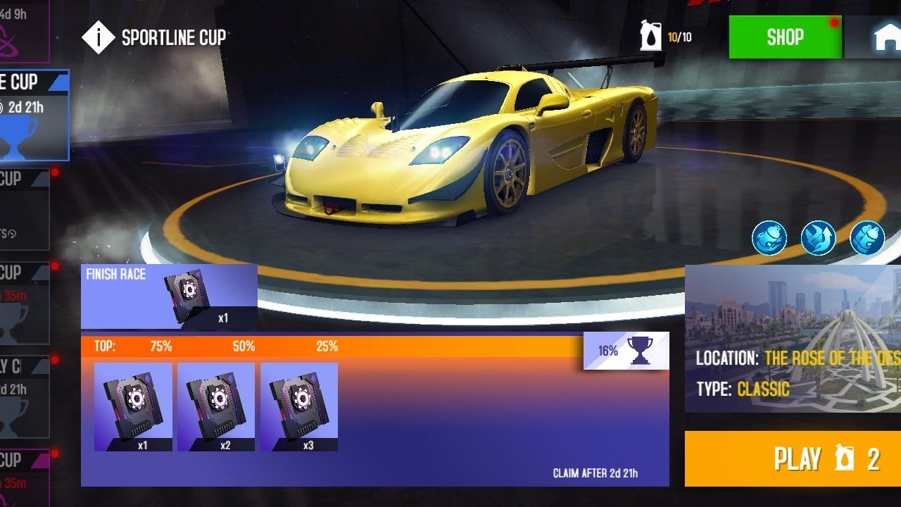 Asphalt 8 | Sportline Cup | The Rose of The Desert | Mosler Super GT [43:509]